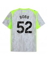 Moške Nogometnih dresov Manchester City Oscar Bobb #52 Tretji 2025-26 Kratki rokavi Moške Nogometnih dresov Manchester City Oscar Bobb #52 Tretji 2025-26 Kratki rokavi